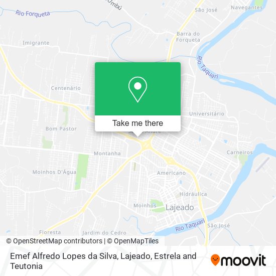 Mapa Emef Alfredo Lopes da Silva