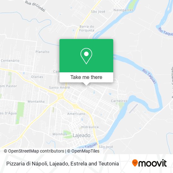 Mapa Pizzaria di Nápoli