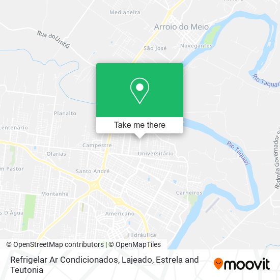 Mapa Refrigelar Ar Condicionados