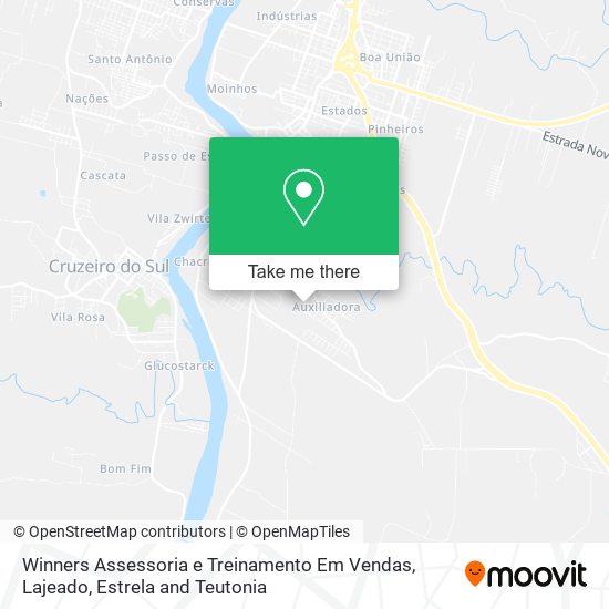 Mapa Winners Assessoria e Treinamento Em Vendas