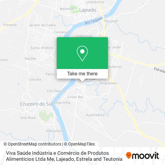 Mapa Viva Saúde Indústria e Comércio de Produtos Alimentícios Ltda Me