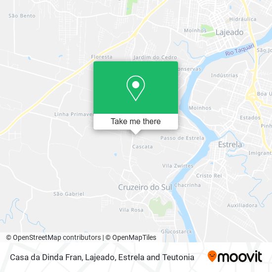 Casa da Dinda Fran map