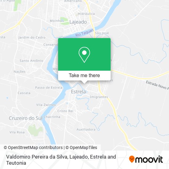 Valdomiro Pereira da Silva map