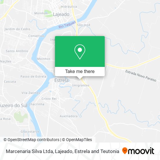 Mapa Marcenaria Silva Ltda