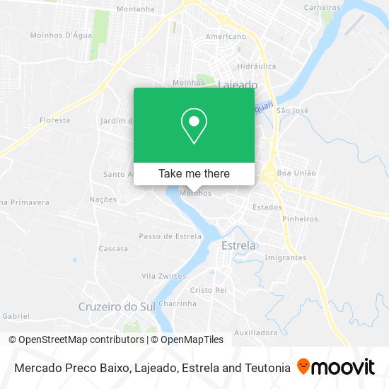 Mercado Preco Baixo map