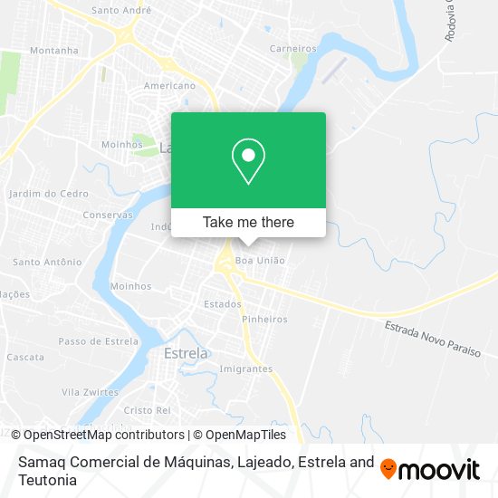 Samaq Comercial de Máquinas map