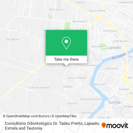 Consultório Odontológico Dr. Tadeu Pretto map