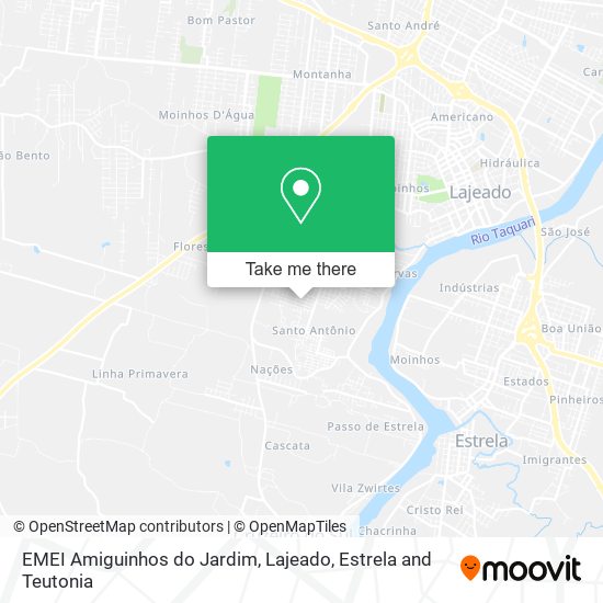 EMEI Amiguinhos do Jardim map
