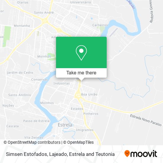 Simsen Estofados map