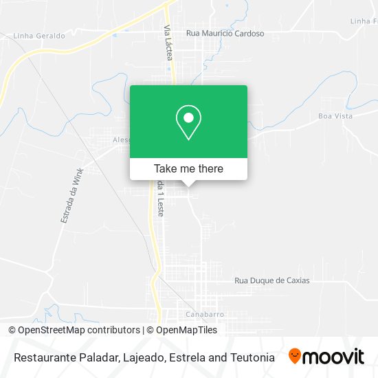 Restaurante Paladar map