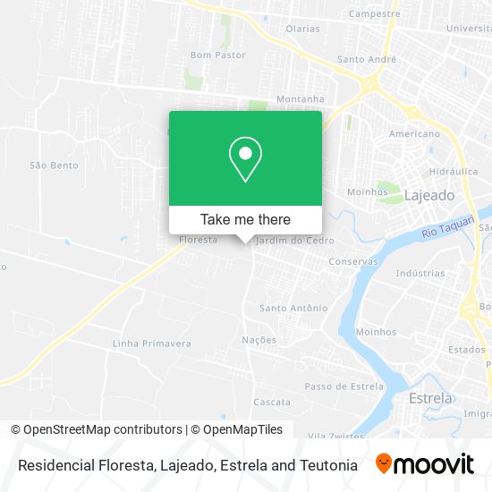 Residencial Floresta map