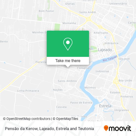 Pensão da Kerow map