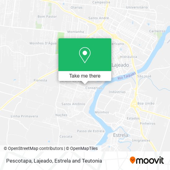 Pescotapa map