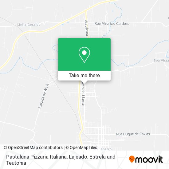 Pastaluna Pizzaria Italiana map