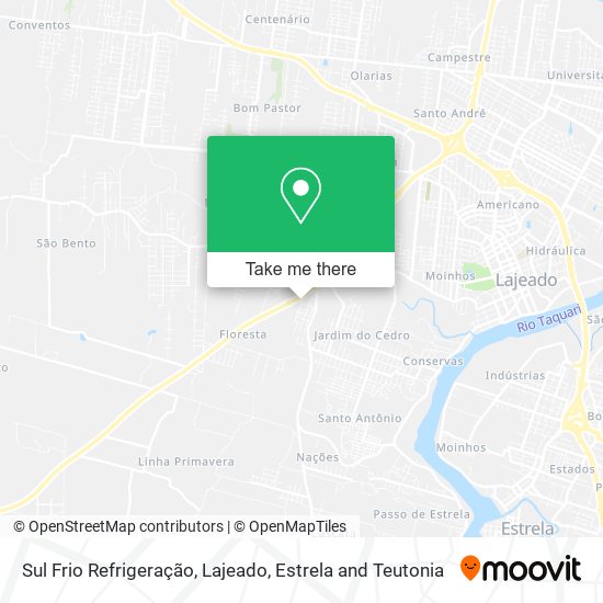 Sul Frio Refrigeração map
