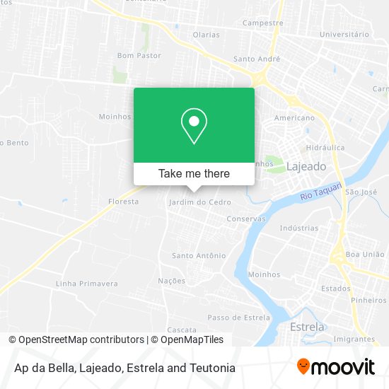 Ap da Bella map