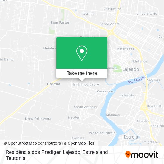 Residência dos Prediger map