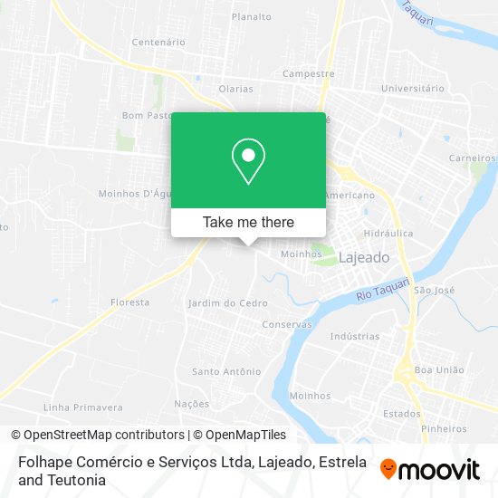 Folhape Comércio e Serviços Ltda map