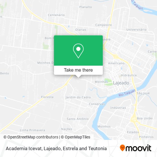 Mapa Academia Icevat