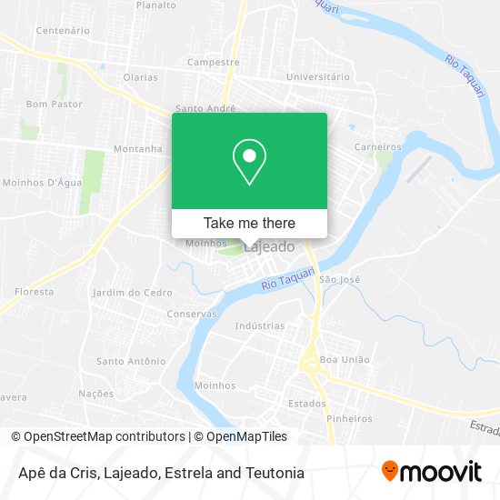 Apê da Cris map