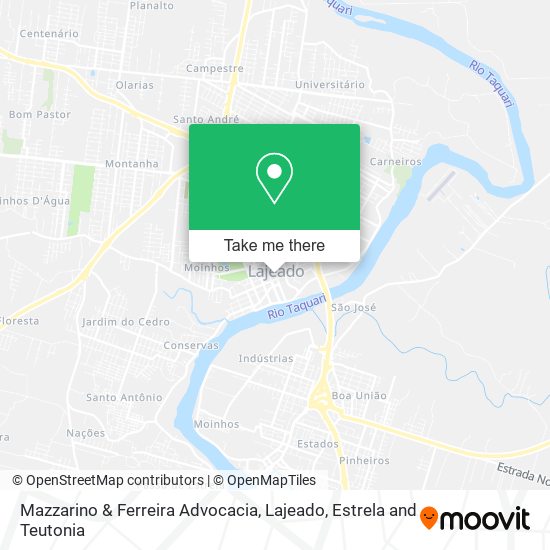 Mapa Mazzarino & Ferreira Advocacia