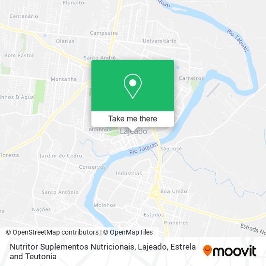 Nutritor Suplementos Nutricionais map