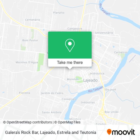 Galera's Rock Bar map
