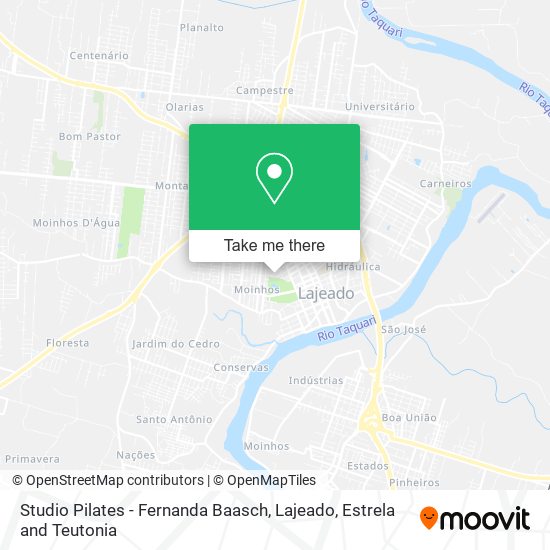 Studio Pilates - Fernanda Baasch map