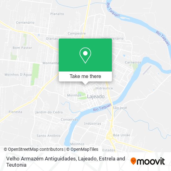 Velho Armazém Antiguidades map