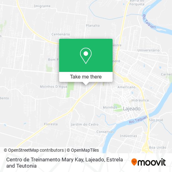 Centro de Treinamento Mary Kay map