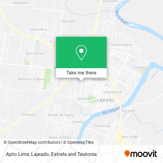 Apto Lima map