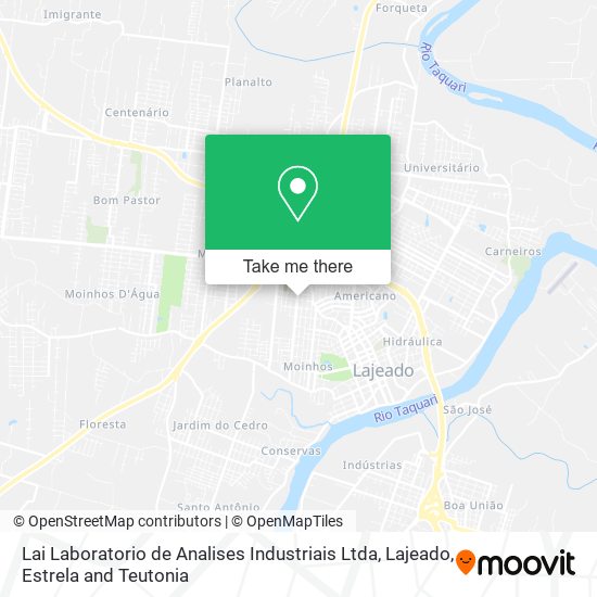 Lai Laboratorio de Analises Industriais Ltda map