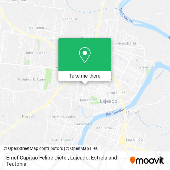 Emef Capitão Felipe Dieter map