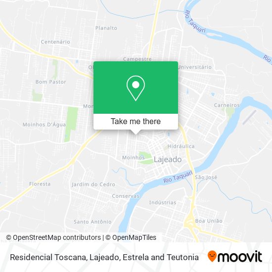 Residencial Toscana map