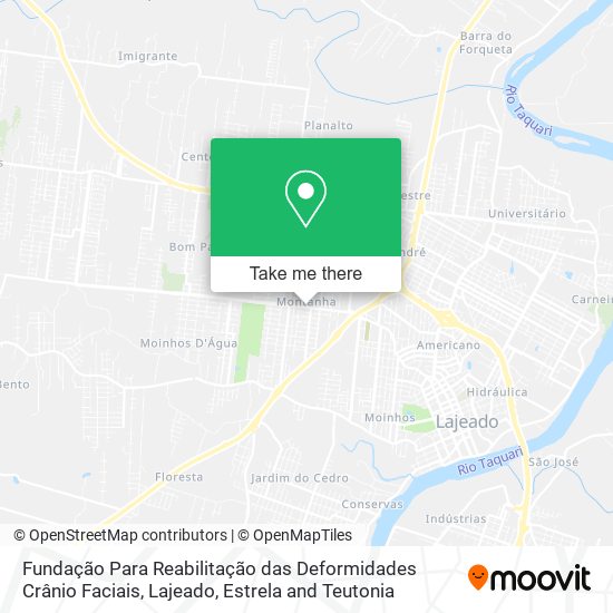 Fundação Para Reabilitação das Deformidades Crânio Faciais map