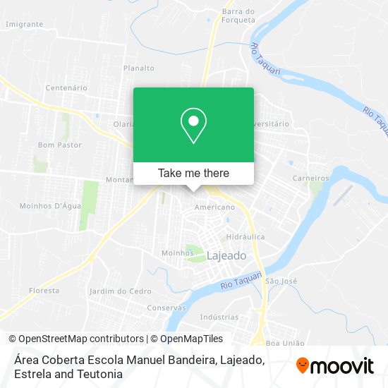 Área Coberta Escola Manuel Bandeira map