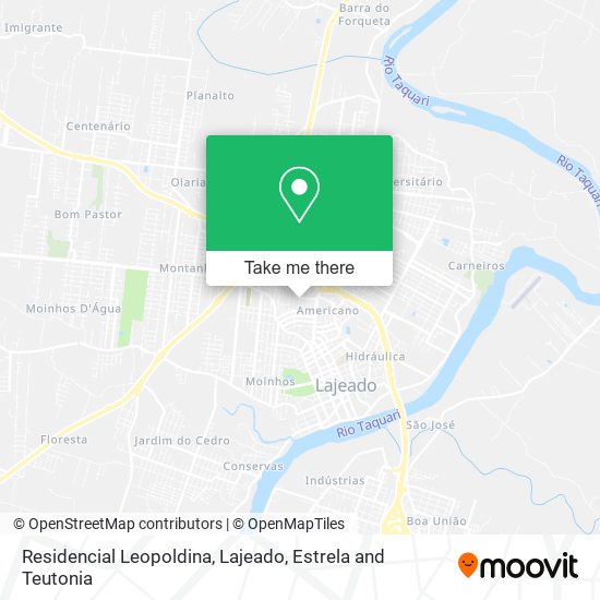 Residencial Leopoldina map