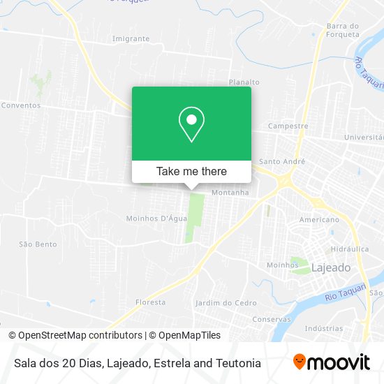 Sala dos 20 Dias map
