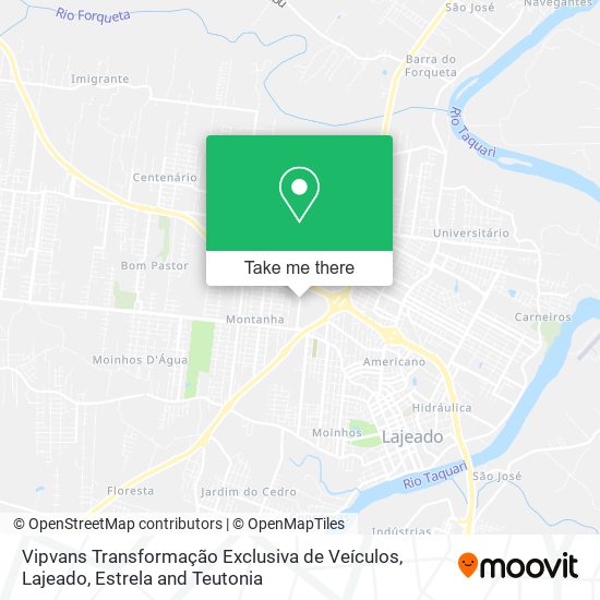 Vipvans Transformação Exclusiva de Veículos map