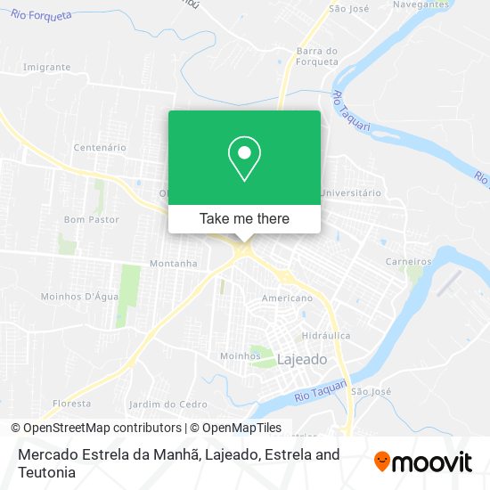 Mercado Estrela da Manhã map