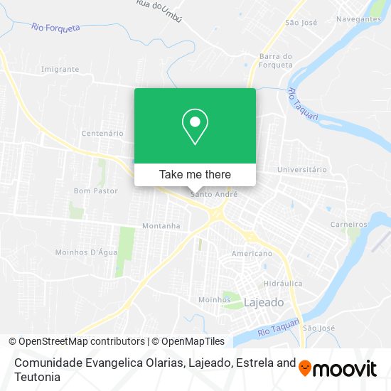 Comunidade Evangelica Olarias map