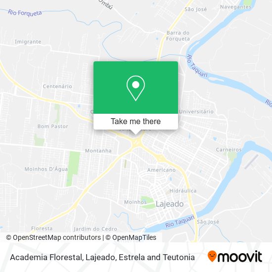 Mapa Academia Florestal