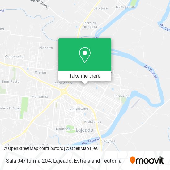 Mapa Sala 04/Turma 204