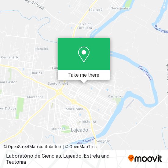 Laboratório de Ciências map