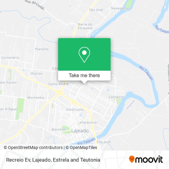 Recreio Ev map