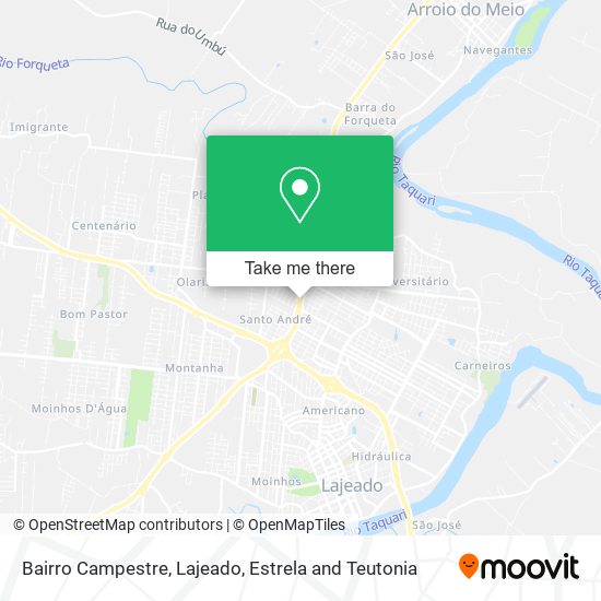 Mapa Bairro Campestre