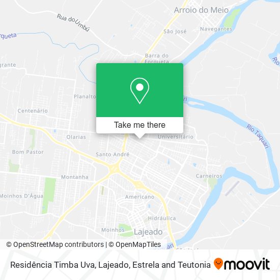 Residência Timba Uva map