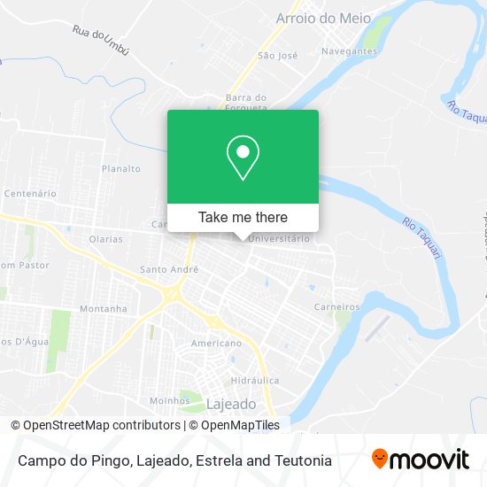 Mapa Campo do Pingo