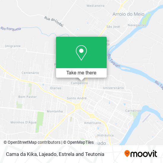 Cama da Kika map