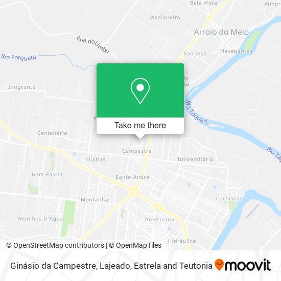 Ginásio da Campestre map